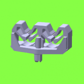 Support 2 ou 3 Tubes A Riveter - Drive Rivet Clips For 2 or 3 Tubes Support 2 ou 3 Tubes A Riveter - Drive Rivet Clips For 2 or 3 Tubes