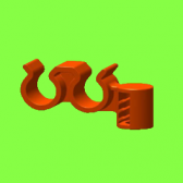 Support 2 Tubes Pour Goujons - Stud Cable Clips For 2 Tubes Support 2 Tubes Pour Goujons - Stud Cable Clips For 2 Tubes