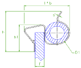 Araymond - Clips Métal Pour Câble - Metal Cable Clips