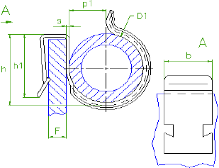Araymond - Clips Métal Pour Câble - Metal Cable Clips
