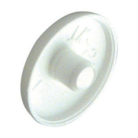 Capuchon Blanc Pour Cheville Métallique Conique