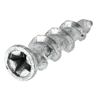 CHEVILLE AUTOPERCEUSE ZAMAK LG.26 POUR GOULOTTE 10-20 SANS VIS