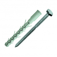 Cheville Nylon à Double Expansion + Tirefond