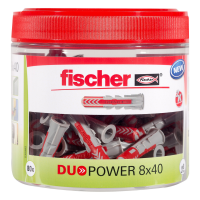 Cheville tous Matériaux  FISCHER DuoPower Box de 80