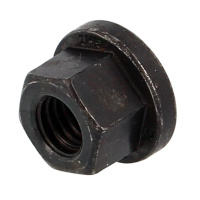 Écrou à Embase Lisse Acier Classe 10 Noir DIN 6331