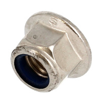 Écrou à Embase Nylstop M6 Inox A2 DIN 6926