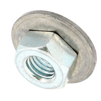 Écrou Hexagonal M6 Acier Classe 8 Zingué Combiné avec Rondelle Elastique Bombée Imperdable