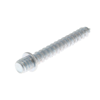 Patte à Vis pour Bois au Pas de 150 Acier Zingué Blanc