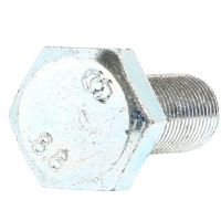 Vis à Tête Hexagonale Acier 8.8 Zingué Blanc Pas 100 Filetage Total DIN 961