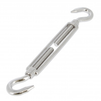 TENDEUR M6 CROCHET-CROCHET INOX A4