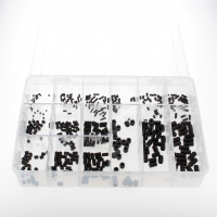 Coffret d'assortiments de STHC Bout Plat Acier 14.9 Noir Din 913