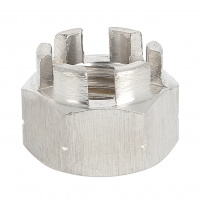ECROU A CRENEAUX M6 INOX A2 DIN 935 - 77249