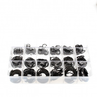 Coffret D'Assortiment de Circlips Intérieurs Acier Noir Din 472