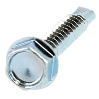 Autoperceuse TH à Embase Acier Zingué Blanc Din 7504K