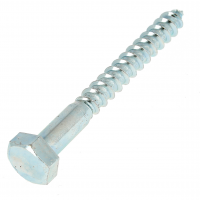 Vis Bois TH Acier Zingué Blanc Din 571