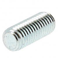 STHC Bout Plat Acier 14.9 Zingué Blanc Din 913