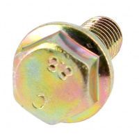 TH à Embase Crantée Acier 8.8 Zingué Bichro Din 6921