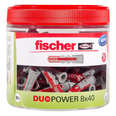 Cheville tous Matériaux  FISCHER DuoPower Box de 80