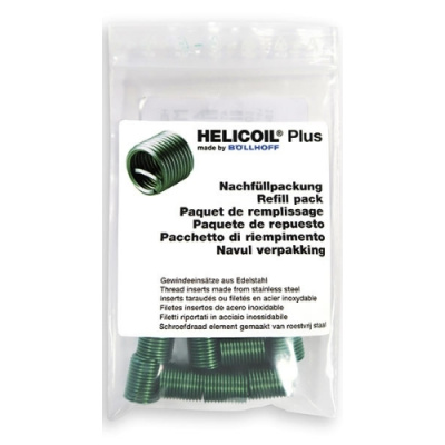 SACHET REASSORT DE 10 HELICOILS + FREE RUNNING M18 X1D PAS 150