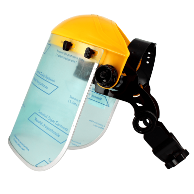 Visière avec Serre Tête et Écran Polycarbonate Transparent