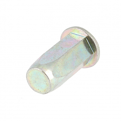 RIVKLE TETE PLATE FUT HEXAGONAL BORGNE M6 ZINGUE 8K+ EP. 0.5 A 3
