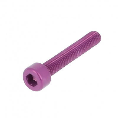 BLISTER DE 5 TCHC M8X25 ALU P60 OA VIOLET DIN 912