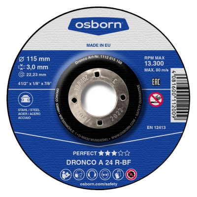 DISQUE A TRONCONNER DEPORTE 115X3.0X22.2 A24R PERFECT 1112-015.100