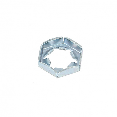 Ecrou PAL Acier Zingué Blanc Din 7967