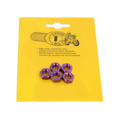 Blister de 5 Ecrous Hu P40 OA Violet