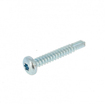 Autoperceuse TC Torx Acier Zingué Blanc Din 7504M