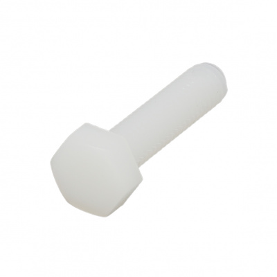 TH PA 6.6 Blanc Filetage Total Din 933